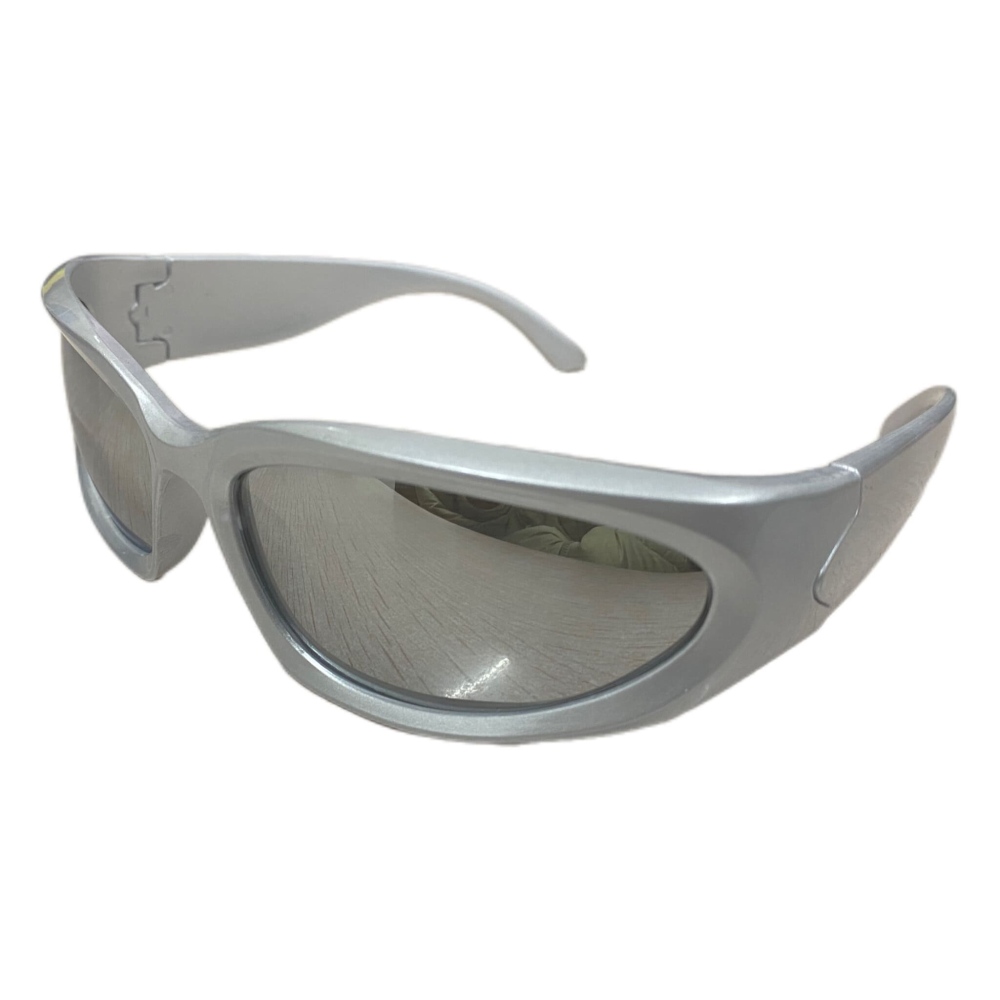 Zac's Alter Ego - Silver / Wrap Around Sunglasses Sunglasses - Silver coloured